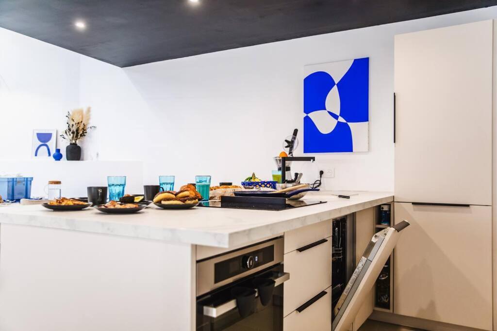 Deauville Luxury Blue Loft - Sauna And Inside Pool Трувил сюр Мер Екстериор снимка