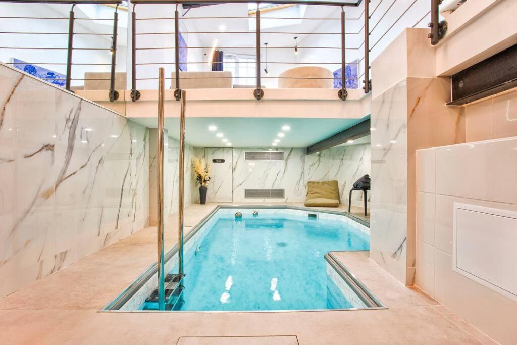 Deauville Luxury Blue Loft - Sauna And Inside Pool Трувил сюр Мер Екстериор снимка