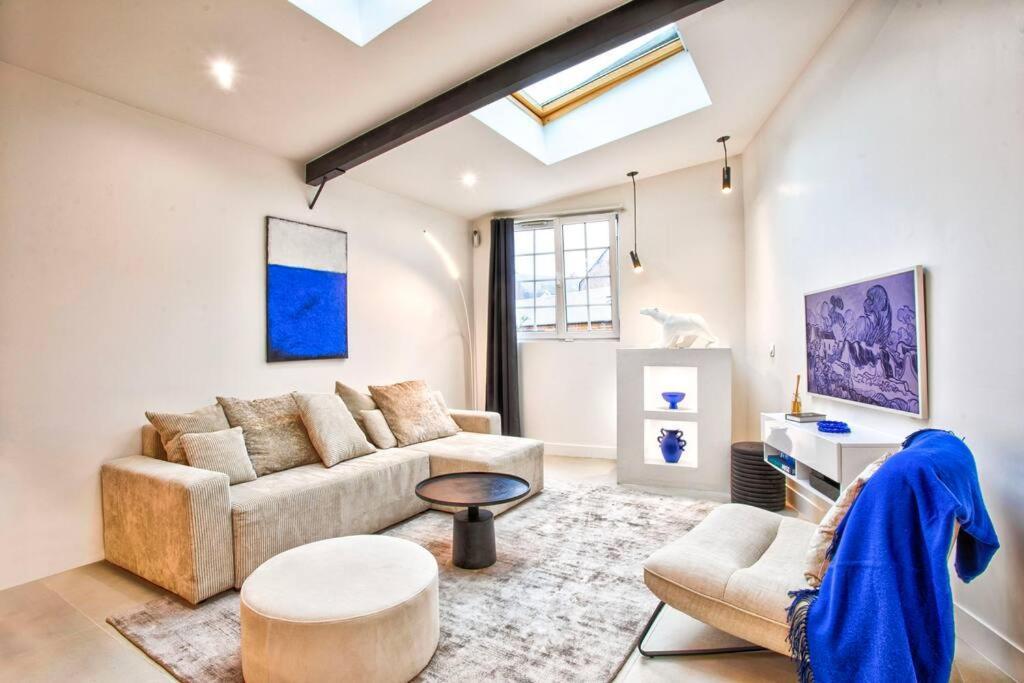 Deauville Luxury Blue Loft - Sauna And Inside Pool Трувил сюр Мер Екстериор снимка