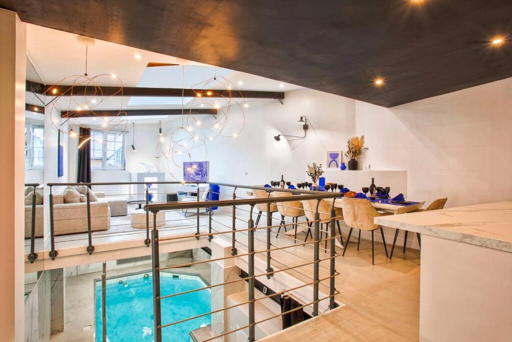 Deauville Luxury Blue Loft - Sauna And Inside Pool Трувил сюр Мер Екстериор снимка